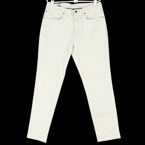 FootJoy Mens Suede Cotton Twill Stretch 5 Pocket Flat Stone Golf Pant 34X32 NWT